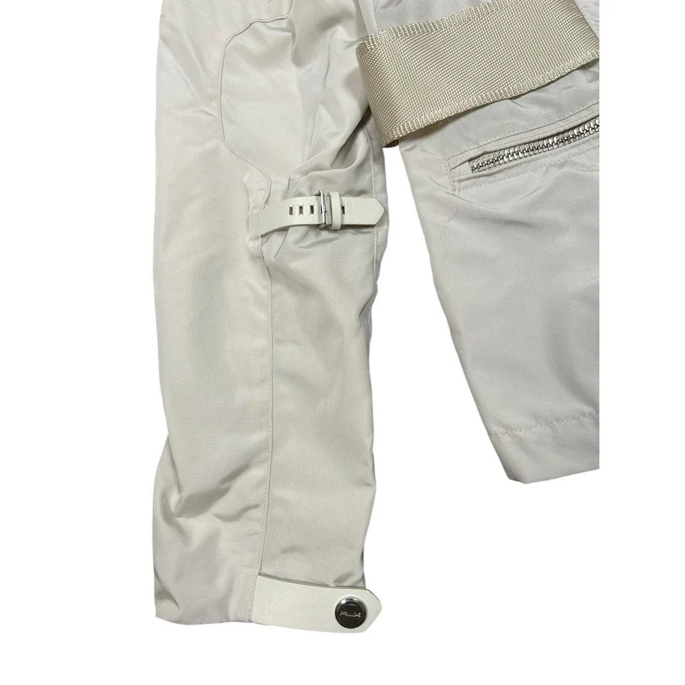 Ralph Lauren RLX Women's Ski Jacket Vented Belted White Size Medium - Picture 6 of 9